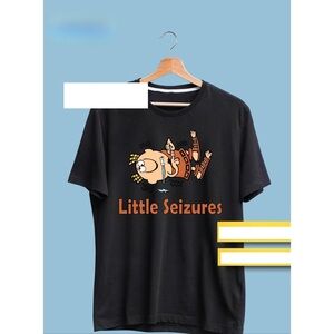 Little Seizures Shirt, Funny Little Caesars Black Shirt